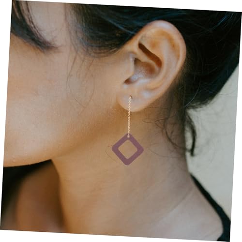 HAPINARY 40 Stück Holz Ohrschmuck Charms Flache Hohe Quadratische Holzanhänger für DIY Damen Boho Ohrringe Handwerkszubehör für Kreative Schmuckgestaltung HAPINARY 40 Stück Holz Ohrschmuck Charms Flache Hohe Quadratische Holzanhänger für DIY Damen Boho Ohrringe Handwerkszubehör für Kreative Schmuckgestaltung von HAPINARY