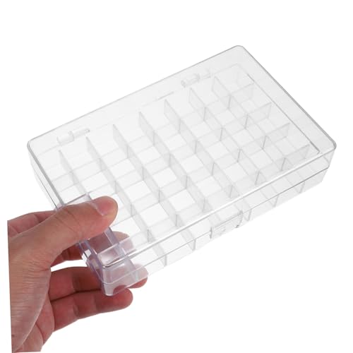 HAPINARY 40gitter Transparente Acryl-aufbewahrungsbox Mit Fächern Und Deckel Für Bürobedarf Künstlermaterial Schmuck Und Kleine Accessoires Für Ordnung Am Schreibtisch Wohnungen HAPINARY 40gitter Transparente Acryl-aufbewahrungsbox Mit Fächern Und Deckel Für Bürobedarf Künstlermaterial Schmuck Und Kleine Accessoires Für Ordnung Am Schreibtisch Wohnungen von HAPINARY
