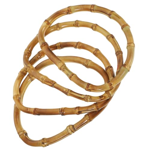 HAPINARY 4Stücke Bambus Taschengriffe Solide DIY Handtaschen Zubehör für Geldbörsenrahmen Natürliche Holzgriffe mit Lackierter Oberfläche für Handgemachte Taschen Praktische HAPINARY 4Stücke Bambus Taschengriffe Solide DIY Handtaschen Zubehör für Geldbörsenrahmen Natürliche Holzgriffe mit Lackierter Oberfläche für Handgemachte Taschen Praktische von HAPINARY