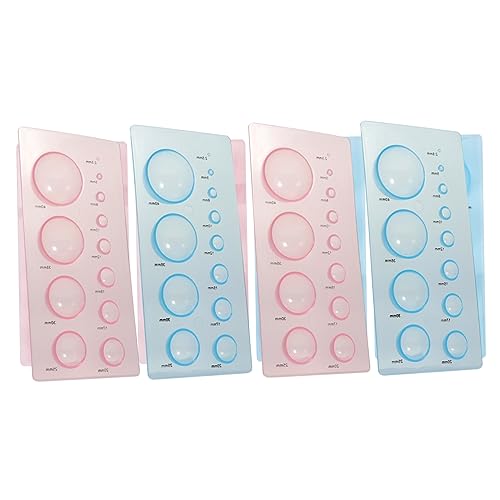 HAPINARY 4Stücke Teiliges Papier Quilling Werkzeug Set Kuppel Formen für Bastelarbeiten Robuste Materialien für Blütenblätter und Blumentöpfe DIY Papierhandwerk von HAPINARY