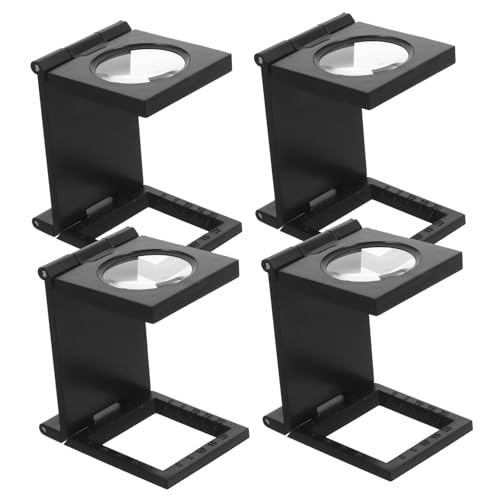 HAPINARY 4stücke Vergrößerungsglas Faltbar Mit Maßstab Zum Nähen Und Schmuck Tragbare Lupe Für Detaillierte Bastelarbeiten Und Stoffprüfung von HAPINARY