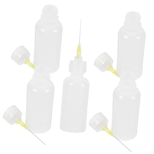 HAPINARY 5 Stück Präzisions Applikatorflaschen Quetschflaschen mit Nadeltips für Bastelarbeiten Kleber und Glasuren für DIY Projekte und Acrylmalerei HAPINARY 5 Stück Präzisions Applikatorflaschen Quetschflaschen mit Nadeltips für Bastelarbeiten Kleber und Glasuren für DIY Projekte und Acrylmalerei von HAPINARY