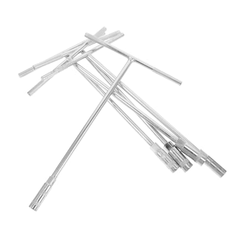 HAPINARY 5 Stück Teiliges T-griff Sechskant Steckschlüssel Langes T-förmiges Design für Extra Drehmoment Ergonomischer Griff für Komfortable Handhabung Robuste Metall-ausführung für von HAPINARY