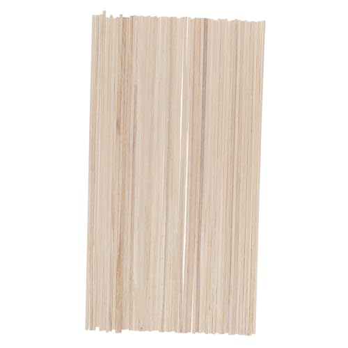 HAPINARY 50 Stück Quadratische Holzdübel Naturbelassene Holzstäbe für Bastelholz Modellbau Schulprojekte Präzise DIY holzleisten für Kreative Handwerksarbeiten von HAPINARY