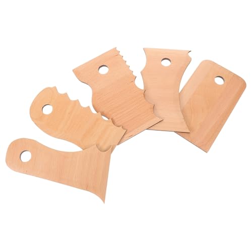 HAPINARY 5Stücke Teiliges Töpferwerkzeug Modellierwerkzeuge für DIY Projekte Vielseitige Schnitz und Schabewerkzeuge Robustem für Tonarbeiten HAPINARY 5Stücke Teiliges Töpferwerkzeug Modellierwerkzeuge für DIY Projekte Vielseitige Schnitz und Schabewerkzeuge Robustem für Tonarbeiten von HAPINARY