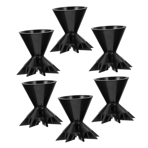 HAPINARY 6 Stück Teiliges Wiederverwendbarer Silikon Becher für Paint Pouring Leichte Langlebige und Flexible Farbbehälter Geeignet für Aquarell und Ölfarben Tragbar und Bruchsicher von HAPINARY