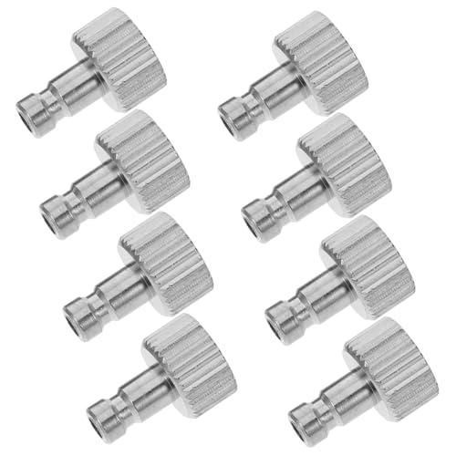 HAPINARY 8 Stück Teiliges Airbrush Schnellkupplungs-adapterset Gewindeadapter für Schlauch Luftdichter Langlebiger Anschluss Geeignet für DIY Basteln und Professionelle Sprüharbeiten von HAPINARY