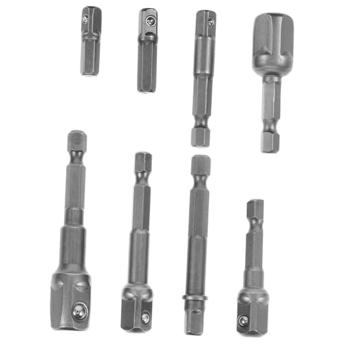 HAPINARY 8 Stück Teiliges Stecknussadapter Set für Schlagschrauber Sechskantadapter Schnelle Sichere Verbindung für Effizientes Arbeiten Kompatibel mit Verschiedenen Steckdosen HAPINARY 8 Stück Teiliges Stecknussadapter Set für Schlagschrauber Sechskantadapter Schnelle Sichere Verbindung für Effizientes Arbeiten Kompatibel mit Verschiedenen Steckdosen von HAPINARY