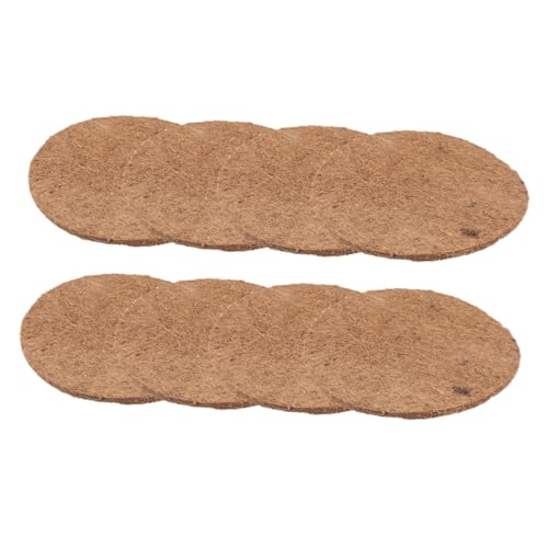 HAPINARY 8 Stück Teiliges Vogel nistmatten Natürlicher Kokosfaser Atmungsaktiv und Feuchtigkeitsbeständig für Tauben Vögel und Kleintiere zur Sicheren Eiablage und Aufzucht von HAPINARY
