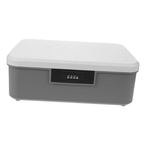 HAPINARY Abschließbare Aufbewahrungsbox mit Zahlenschloss Großer Doppelter Stauraum Abs Robust Sicherer Organizer für Dokumente Schmuck Geld Tragbar für Büro Zuhause Reise HAPINARY Abschließbare Aufbewahrungsbox mit Zahlenschloss Großer Doppelter Stauraum Abs Robust Sicherer Organizer für Dokumente Schmuck Geld Tragbar für Büro Zuhause Reise von HAPINARY