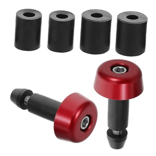 HAPINARY Aluminium lenkerendkappen Passend Motorrad Lenkerstopfen Robust Langlebig Einfache Montage Schutz vor Schmutz und Beschädigung Rote Endkappen HAPINARY Aluminium lenkerendkappen Passend Motorrad Lenkerstopfen Robust Langlebig Einfache Montage Schutz vor Schmutz und Beschädigung Rote Endkappen von HAPINARY