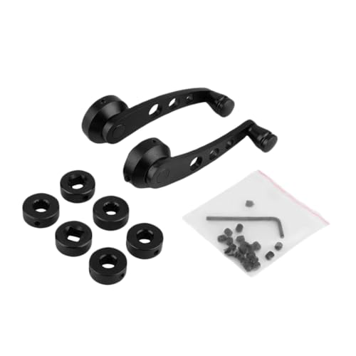 HAPINARY Aluminiumlegierung Auto Fensterkurbel Türgriff Robust Langlebig Passend für Fahrzeugmodelle mit Schwarzer Oberfläche und Zufälliger Schraubenfarbe Einfache Montage Zufällige Farbe HAPINARY Aluminiumlegierung Auto Fensterkurbel Türgriff Robust Langlebig Passend für Fahrzeugmodelle mit Schwarzer Oberfläche und Zufälliger Schraubenfarbe Einfache Montage Zufällige Farbe von HAPINARY
