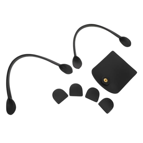 HAPINARY DIY Tasche Griffset Pu-Leder Ersatzhenkel für Häkeltaschen und Kleine Handtaschen Inklusive Flip-schnallen Abdeckung Einfache Montage Vielseitig Einsetzbar für Tote Patchwork und von HAPINARY