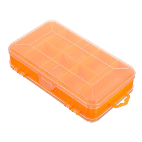 HAPINARY Doppelseitige Transparente Kunststoff Organizer Box mit Fächern Robuste Aufbewahrungsbox für Schrauben und Kleinteile Langlebiger Praktischer Schrauben Organizer Vielseitig von HAPINARY