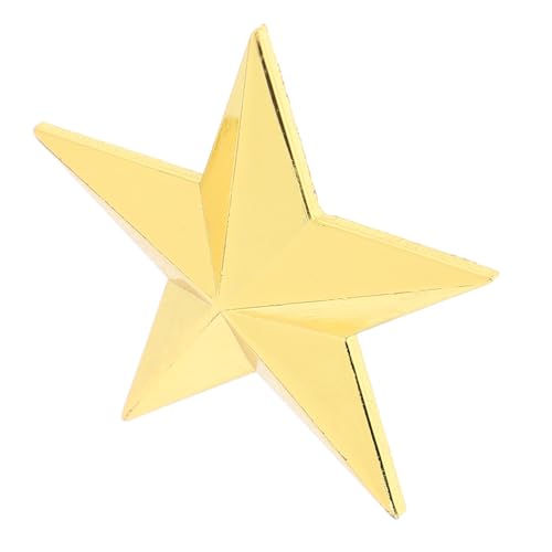 HAPINARY Metallstern-Dekoration DIY-Stern-Ornament 3D-Stern-schmuck Für Heimwerker Heimdekoration 4 cm Magnetische Stern-Dekoration Zinklegierung Dekoratives Sternhandwerk HAPINARY Metallstern-Dekoration DIY-Stern-Ornament 3D-Stern-schmuck Für Heimwerker Heimdekoration 4 cm Magnetische Stern-Dekoration Zinklegierung Dekoratives Sternhandwerk von HAPINARY