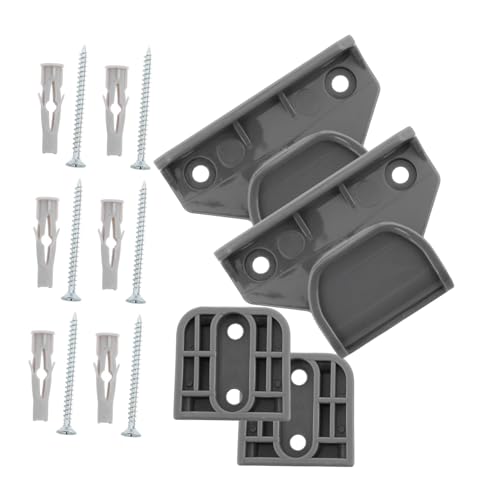 HAPINARY Einziehbare Babygitter Ersatzteile mit Perforierter Montage Langlebige Hardware für Treppenschutzgitter und Haustier Absperrgitter Kompatibel mit Einziehbaren Sicherheitsgittern von HAPINARY