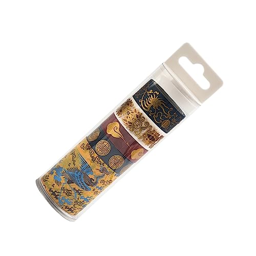 HAPINARY Washi-klebeband Geschenkverpackungsband Mit Heißprägeeffekt Diy-papierband Für Party-dekoration Royal-style-klebeband in Verschiedenen Farben HAPINARY Washi-klebeband Geschenkverpackungsband Mit Heißprägeeffekt Diy-papierband Für Party-dekoration Royal-style-klebeband in Verschiedenen Farben von HAPINARY