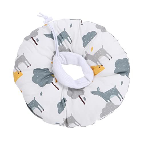 HAPINARY Elizabethan Halskrause Katze Komfortabler Atmungsaktiver Operationsschutz Verstellbarer Heilungs Kragen mit Niedlichem Muster für Kätzchen Verhindert Lecken und Kratzen nach HAPINARY Elizabethan Halskrause Katze Komfortabler Atmungsaktiver Operationsschutz Verstellbarer Heilungs Kragen mit Niedlichem Muster für Kätzchen Verhindert Lecken und Kratzen nach von HAPINARY