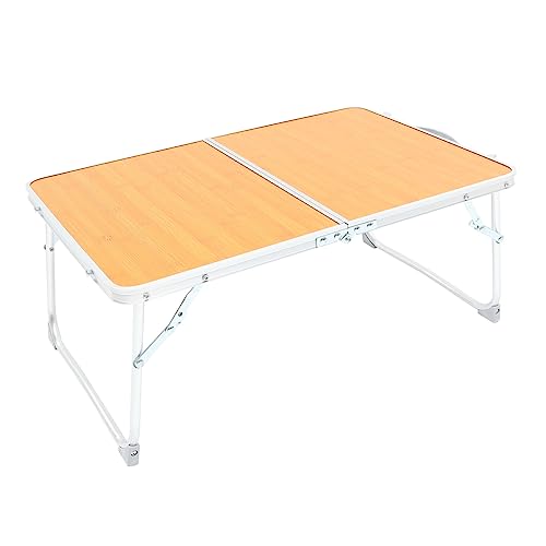 HAPINARY Faltbarer Camping Tisch aus Aluminium Tragbares Bett Tischlein für Outdoor Zuhause Klappbar und Leicht als Laptop Tisch Robust und HAPINARY Faltbarer Camping Tisch aus Aluminium Tragbares Bett Tischlein für Outdoor Zuhause Klappbar und Leicht als Laptop Tisch Robust und von HAPINARY