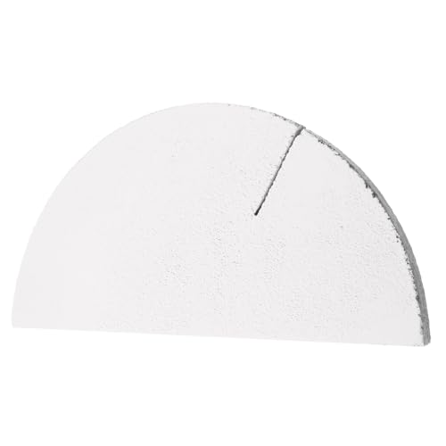 HAPINARY Feuerfester Keramik-schellenrost mit Halbrundem Design Hitzebeständiges Isolierpanel und Stabilem Stützpfeiler Porzellan Schmuck Tonkunst Brennunterlage für Brennofen von HAPINARY