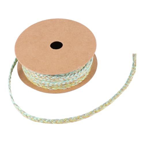 HAPINARY Geflochtene Baumwollkordel Farbverlauf Gelb Grün Dickes Mehrzweck Seil für DIY Kostüm Puppe Taillenseil Taschenriemen Strapazierfähig und Leicht zum Basteln und Binden von von HAPINARY
