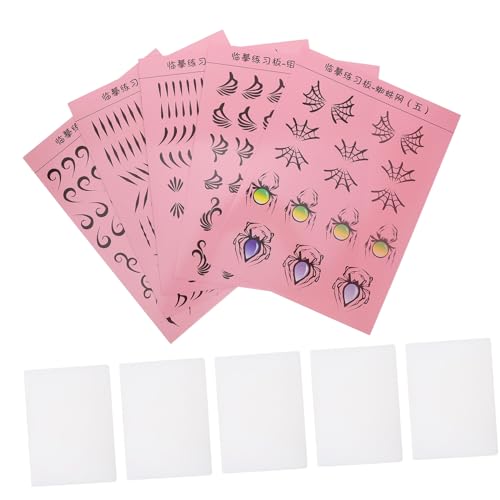 HAPINARY Gesichts-malschablonen für Erwachsene Wiederverwendbare Leicht zu Reinigende Face Painting Stencils mit Vielseitigen Motiven für Anfänger DIY Kunstprojekte Partys und Festivals von HAPINARY