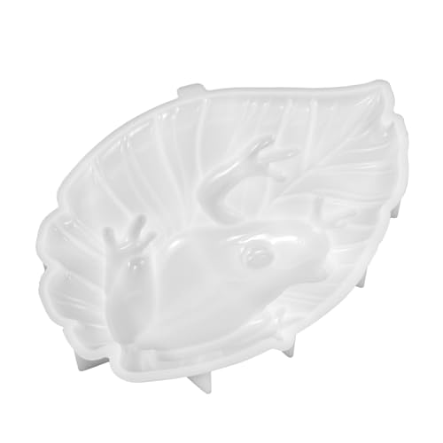 HAPINARY Silikonform Frosch Blatt Für Epoxidharz Basteln Diy Froschform Mit Blatt Form Zur Herstellung Von Kunsthandwerken von HAPINARY