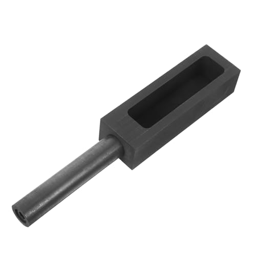 HAPINARY Graphit Gießform mit Ergonomischem Griff für Präzises Schmelzen und Gießen von Gold Silber Kupfer Schmuckmetallen Hitzebeständig für Labor und Kleinproduktion von HAPINARY