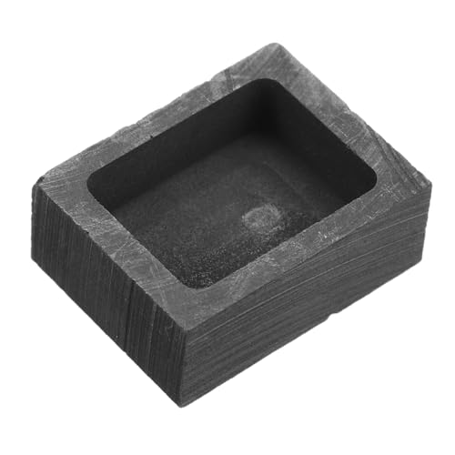 HAPINARY Graphit Schmelzform für Schmuck Rechteckige Gussform für Gold und Silberschmelze Hitzebeständig für DIY Projekte Langlebig und Vielseitig Einsetzbar Kapazität von HAPINARY