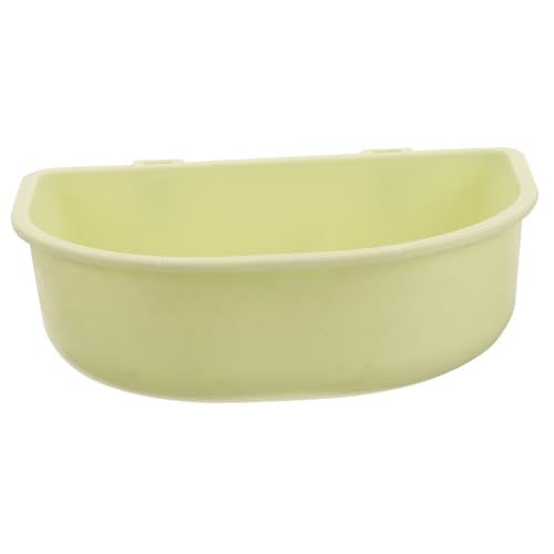 HAPINARY Hängender Futternapf für Haustiere aus Robustem Kunststoff Widerstandsfähig und Bruchsicher Passend für Hunde und Katzenkäfige Leicht zu Reinigen Dekoratives Design in Grün für von HAPINARY