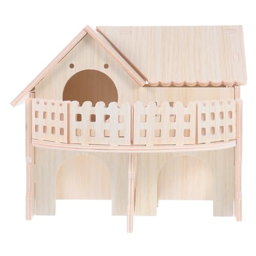 HAPINARY Hamster mit Doppeltem Spielhaus für Zwerghamster und Rennmäuse Transparentes Fenster zu Reinigen für Aktives und Wohlbefinden HAPINARY Hamster mit Doppeltem Spielhaus für Zwerghamster und Rennmäuse Transparentes Fenster zu Reinigen für Aktives und Wohlbefinden von HAPINARY