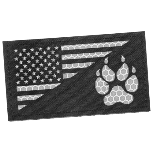 HAPINARY Haustier Geschirr Geschirr Taktische Weste Dekoration Trainingshund Patch Hundewesten-patch Haustierweste-applikation Hundekabelbaumflecken Schnallen Hundezubehör Schwarz Nylon von HAPINARY