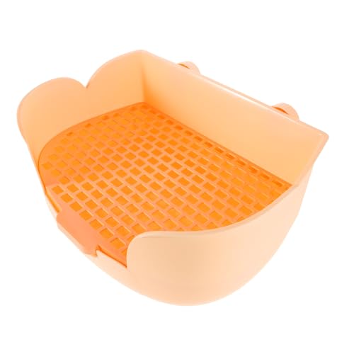 HAPINARY Haustierkaninchen -Toilette Frettchenstreu Häschen Toilette Kleine Tiertoilette Frettchen Katzentoilette Tierstreu Tablett kleines Tierbad Hasen-Katzentoilette Plastik Orange HAPINARY Haustierkaninchen -Toilette Frettchenstreu Häschen Toilette Kleine Tiertoilette Frettchen Katzentoilette Tierstreu Tablett kleines Tierbad Hasen-Katzentoilette Plastik Orange von HAPINARY