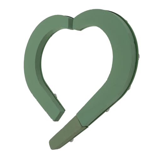 HAPINARY Herzförmiger Blumenschaum mit Saugnapf Floral Arrangement Mud für Hochzeit Langlebig Stark Wasserabsorbierend Kompakt und Leicht für Autodeko und Festliche Blumenarrangements HAPINARY Herzförmiger Blumenschaum mit Saugnapf Floral Arrangement Mud für Hochzeit Langlebig Stark Wasserabsorbierend Kompakt und Leicht für Autodeko und Festliche Blumenarrangements von HAPINARY