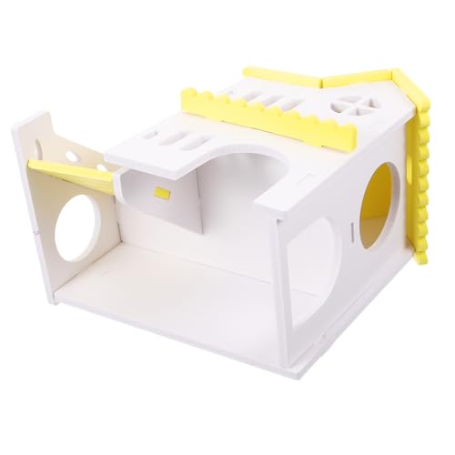 HAPINARY Niedliche Hamstervilla Versteck Chinchilla-spielzeughaus Aus PVC Für Kleintiere von HAPINARY
