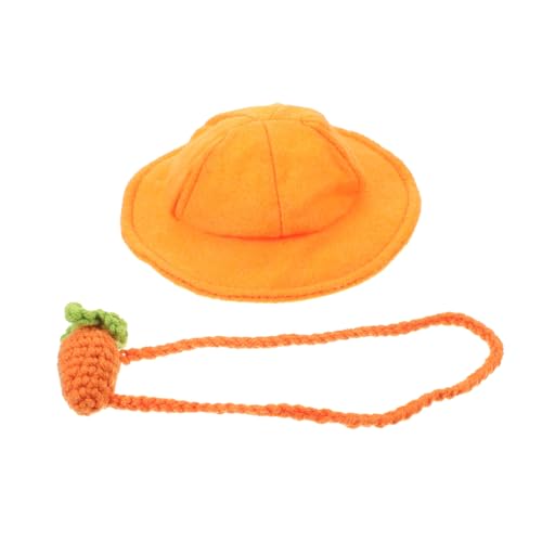 HAPINARY Kaninchen Kostüm mit Kleinem Atmungsaktivem Pet Hut und Karotten Tasche für Haustier deko Leichte Bequeme Kopfbedeckung Strapazierfähig und Einfach Anzuziehen für Kleine Kaninchen von HAPINARY