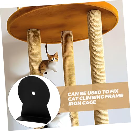 HAPINARY Katzenkratzbaum Halterung für Wandmontage Befestigung für Katzenklettergerüste Sichere Installation Ästhetisches Design Kompatibel mit Verschiedenen Modellen von HAPINARY