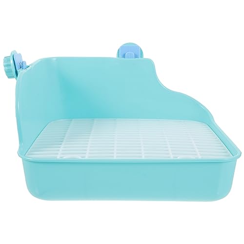 HAPINARY Kleine Haustier Toilette aus Robustem mit Wanddesign für Kaninchen Hamster Frettchen und Chinchillas Einfacher Töpfchentrainer für Drinnen Grün Schraubenfarbe HAPINARY Kleine Haustier Toilette aus Robustem mit Wanddesign für Kaninchen Hamster Frettchen und Chinchillas Einfacher Töpfchentrainer für Drinnen Grün Schraubenfarbe von HAPINARY