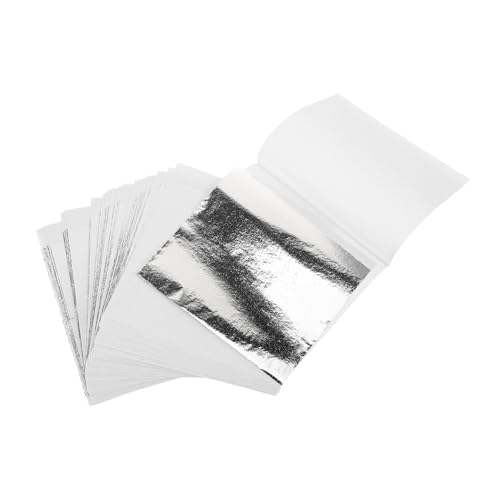 HAPINARY Silberfolienflocken Zum Basteln Dekorative Silberimitatfolie Multifunktions-silberflocken 100 Blatt Folienblätter Für Heimwerkerarbeiten HAPINARY Silberfolienflocken Zum Basteln Dekorative Silberimitatfolie Multifunktions-silberflocken 100 Blatt Folienblätter Für Heimwerkerarbeiten von HAPINARY