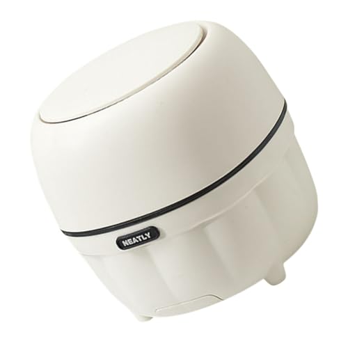 HAPINARY Mini-Mülleimer Mini-Mülltonne mit Deckel Kleine Müll mit Deckel Miniatur-Mülleimer Desktop-Mülleimer mit Deckel schreibtisch bin mini süßer Mülleimer mit Deckel Desktop-Bin pp Weiß HAPINARY Mini-Mülleimer Mini-Mülltonne mit Deckel Kleine Müll mit Deckel Miniatur-Mülleimer Desktop-Mülleimer mit Deckel schreibtisch bin mini süßer Mülleimer mit Deckel Desktop-Bin pp Weiß von HAPINARY
