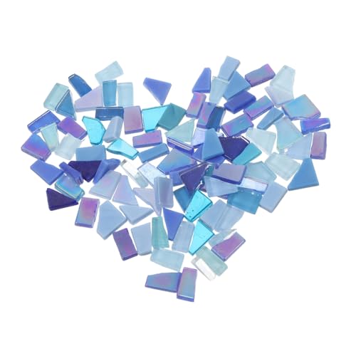 HAPINARY Mosaikglasstücke für DIY Projekte Unregelmäßige Formen für Kreative Handwerksarbeiten und Wohnaccessoires Langlebig Leicht zu Reinigen Blauen Farbtönen HAPINARY Mosaikglasstücke für DIY Projekte Unregelmäßige Formen für Kreative Handwerksarbeiten und Wohnaccessoires Langlebig Leicht zu Reinigen Blauen Farbtönen von HAPINARY