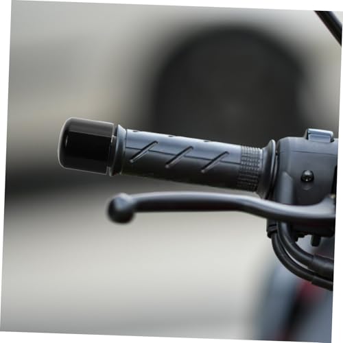 HAPINARY Motorrad Lenkerendkappen Passend Schutz Stecker aus Solidem Schwarz für Verbessertes Handling und Modifizierte Griffe Endstücke für Stilvolles Design von HAPINARY
