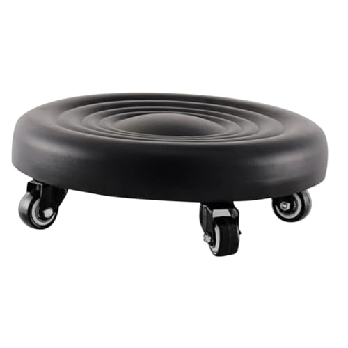 HAPINARY Multifunktionaler Rollhocker mit Rutschfestem Fußpolster Stabiler Belastbarer Sitzhocker für Bad Büro und Zuhause Ergonomischer Fußstütze zur Entlastung von Beinen und Rücken von HAPINARY