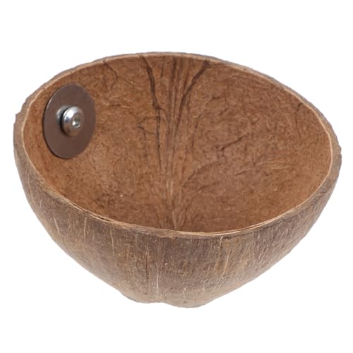 HAPINARY Natürliches Vogelnest aus Kokosnussschale Langlebiges Sicheres Brutnest für Papageien Wellensittiche Hamster Installieren Geeignet für Vogelkäfige Innen und Außen HAPINARY Natürliches Vogelnest aus Kokosnussschale Langlebiges Sicheres Brutnest für Papageien Wellensittiche Hamster Installieren Geeignet für Vogelkäfige Innen und Außen von HAPINARY