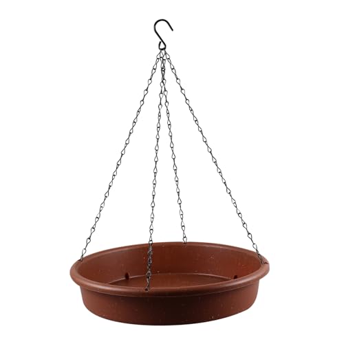 HAPINARY Outdoor Hängendes Vogelbad Vogeltränke für Garten und Terrasse Frostsicheres Design für Wildvögel Vogelbadschüssel von HAPINARY