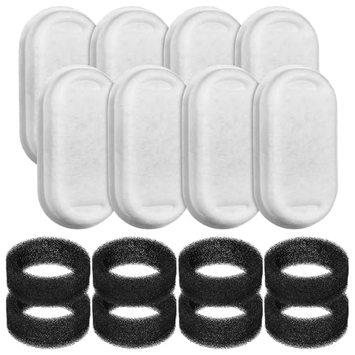 HAPINARY Pet Wasserbrunnen Filter Ersatzset Aktivkohle und Vliesstoff für Automatische Trinkbrunnen Haustiere Hunde Katzen Effektive Wasserreinigung Langlebig und Sicher HAPINARY Pet Wasserbrunnen Filter Ersatzset Aktivkohle und Vliesstoff für Automatische Trinkbrunnen Haustiere Hunde Katzen Effektive Wasserreinigung Langlebig und Sicher von HAPINARY