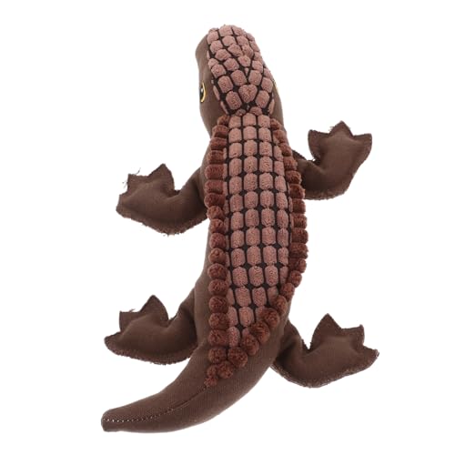 HAPINARY Plüsch Alligator Hundespielzeug mit Quietschelement Langlebig zum Kauen Geeignet für Welpen und Mittelgroße Hunde Spaßiges Stofftier als Beißspielzeug und Begleiter von HAPINARY