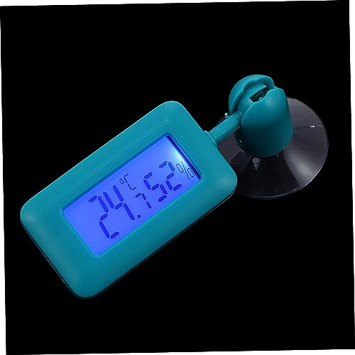 HAPINARY Reptilien Thermometer mit Rotationsfunktion Digitales Hygrometer für Reptilienbox und Aquarien Saugnapf zur Einfachen Installation von HAPINARY