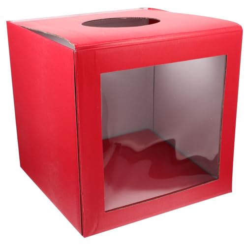 HAPINARY Rote Stabile Losbox aus Hochwertigem mit Klassischem Design Langlebig und Formbeständig für Partyspiele Gewinnspiele und Aufbewahrung von Losen Bällen und Geldscheinen für HAPINARY Rote Stabile Losbox aus Hochwertigem mit Klassischem Design Langlebig und Formbeständig für Partyspiele Gewinnspiele und Aufbewahrung von Losen Bällen und Geldscheinen für von HAPINARY