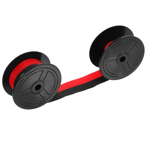 HAPINARY Schreibmaschinen Zweifarben Tintenrad Schreibmaschinenband Universal Doppeltintenfarbband Nylon Tintenband Schreibmaschinen Farbbandspule Haushalts Tintenband Schreibmaschinen von HAPINARY